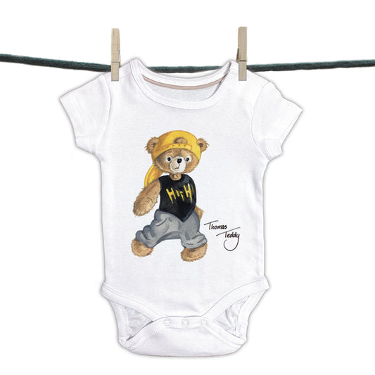 Baby Strampler Kollektion Thomas Teddy - Hip Hopping Bear