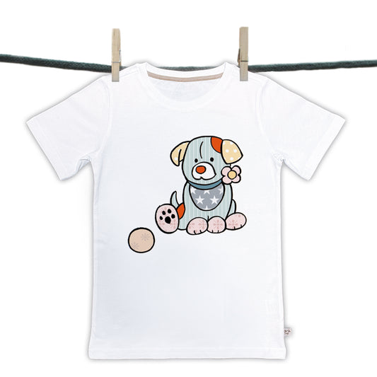 T-Shirts Patchwork-Kollektion - Kleiner Hund