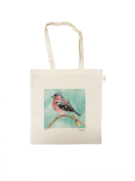 Katoenen tas - Vogelserie -  Vink