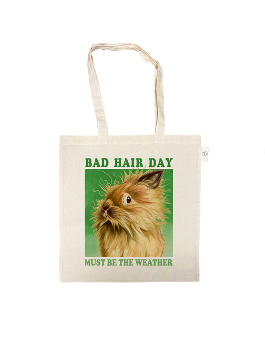 Katoenen Tas  Bad Hair Day collectie 14