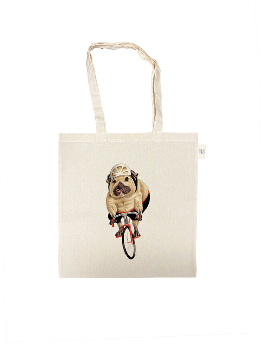 Cotton bag with print - Cycling Cavia