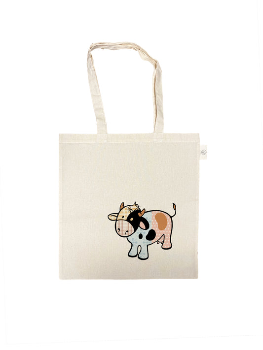 Printed cotton bag - Patch Cow