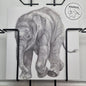 Square card - Elephant; "I'll come to you then"!