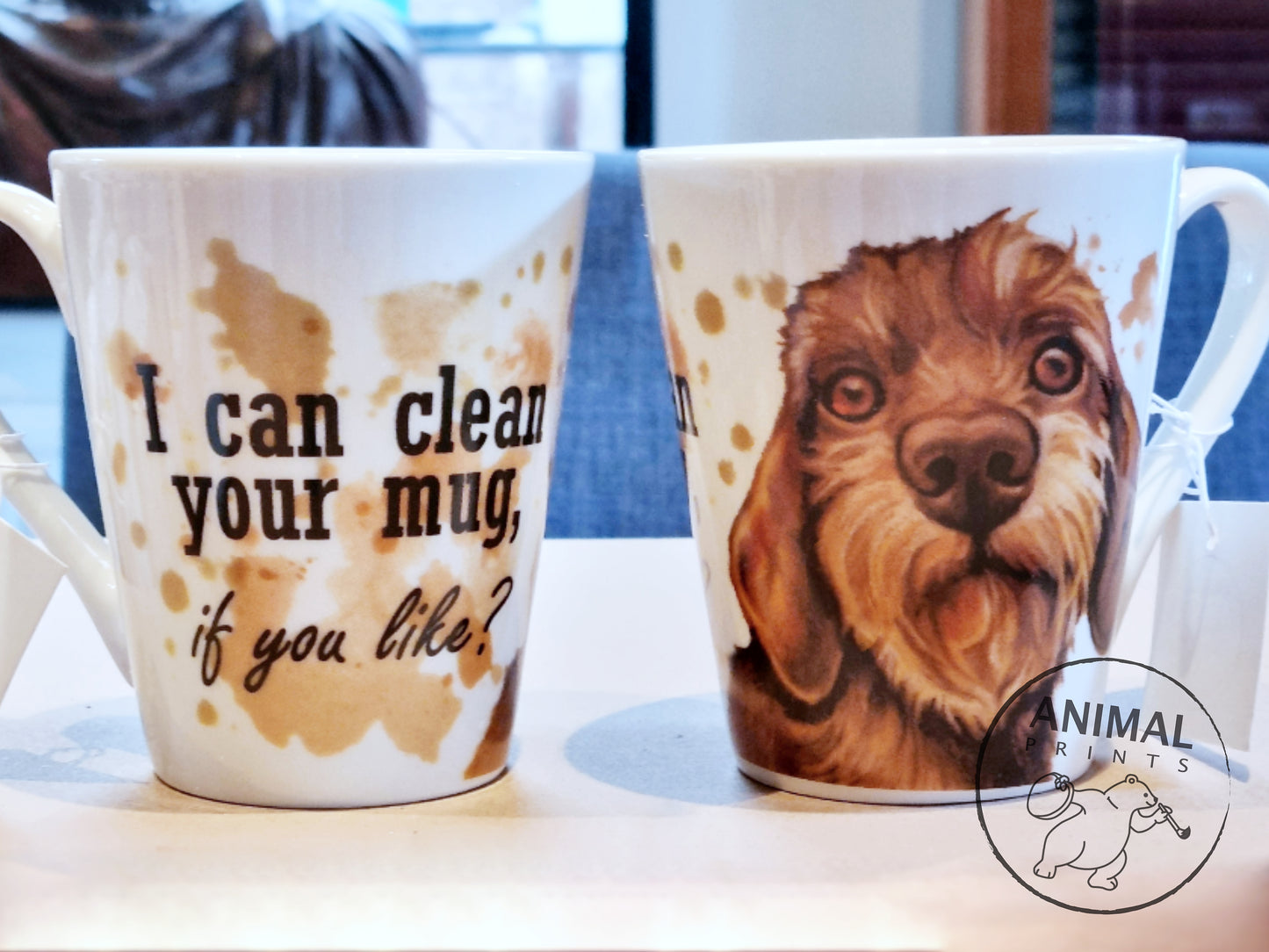 Mok "I can clean your mug - Teckel - Dachshund - Dackel"