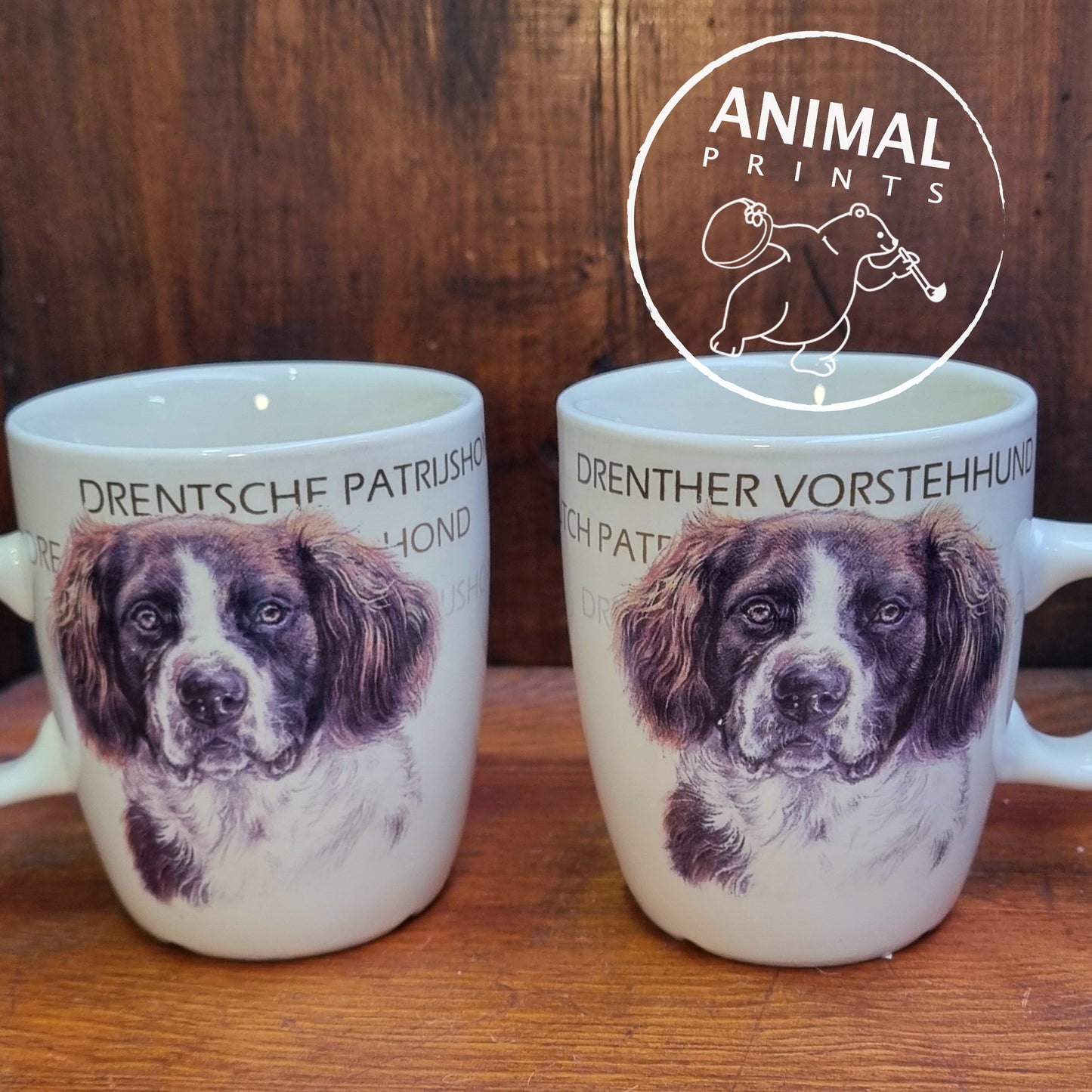 Senseo mug Drentsche Partridge dog