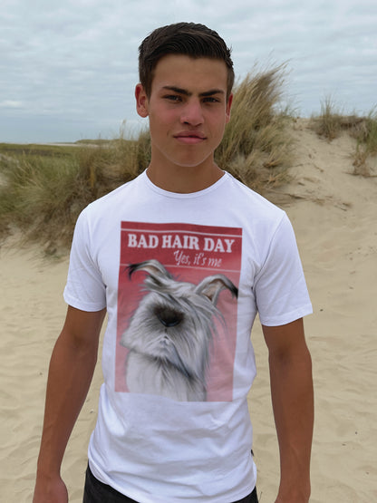 T-shirt "Bad Hair Day - Yes, it's me".