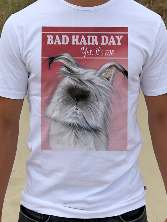 T-shirt "Bad Hair Day - Yes, it's me".