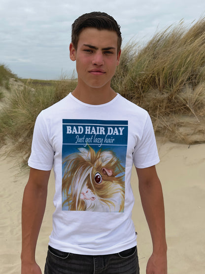 T-shirt "Just got Lazy hair"