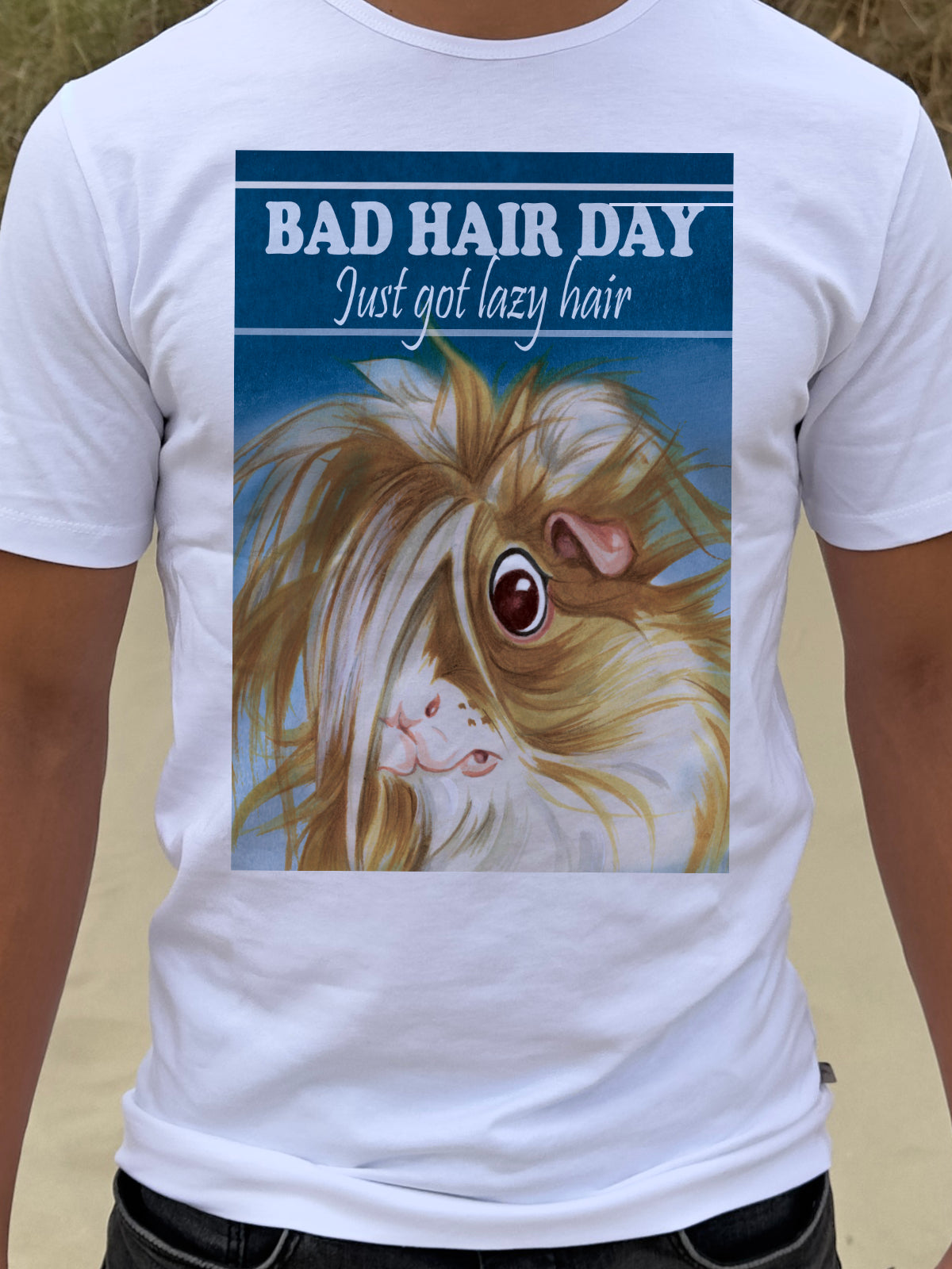 T-shirt "Just got Lazy hair"