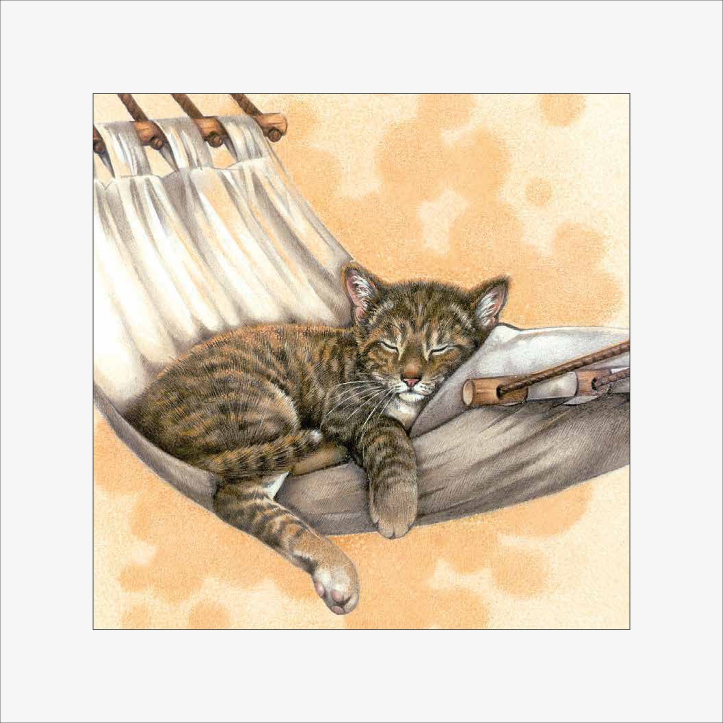 Reproduction "Cat in the Hammock".