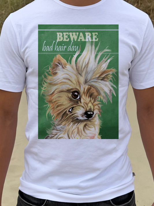 T-shirt "Beware" - Hond
