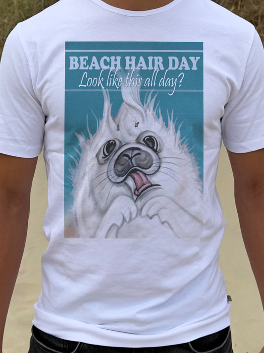 T-shirt "Bad Hair Day - "Look like this all Day".