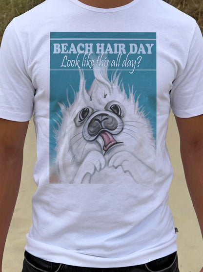 T-Shirt „Bad Hair Day – „Look like this all Day“.