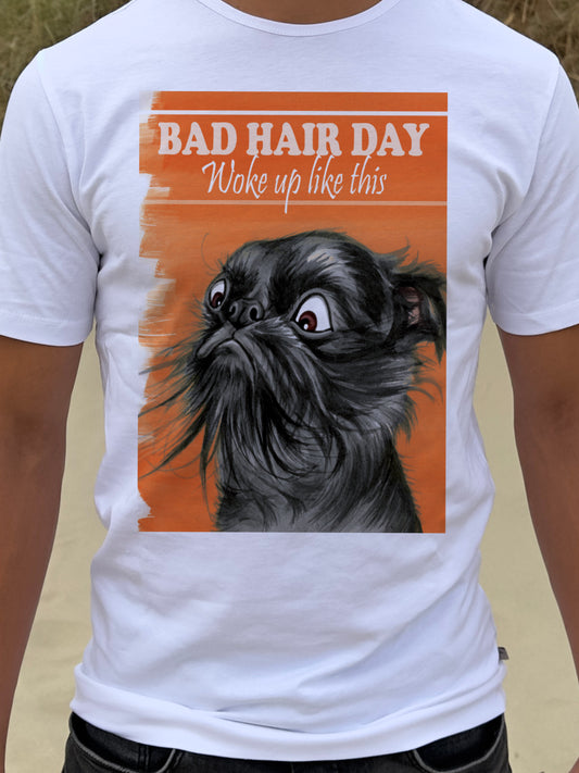 T-shirt "Bad Hair Day" - Hond