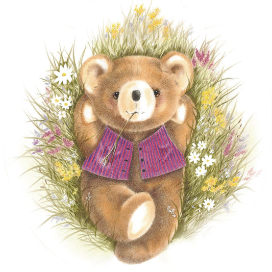 Square card - Bear collection - Spring