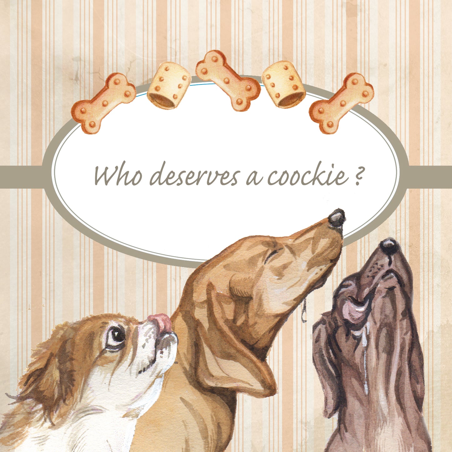 Vierkante kaart - Who deserve a cookie?