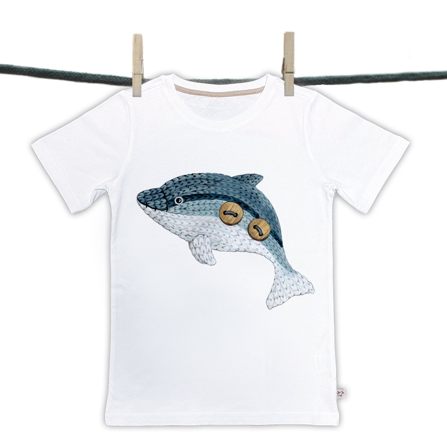 T-shirts Inaya collectie - Dolfijn