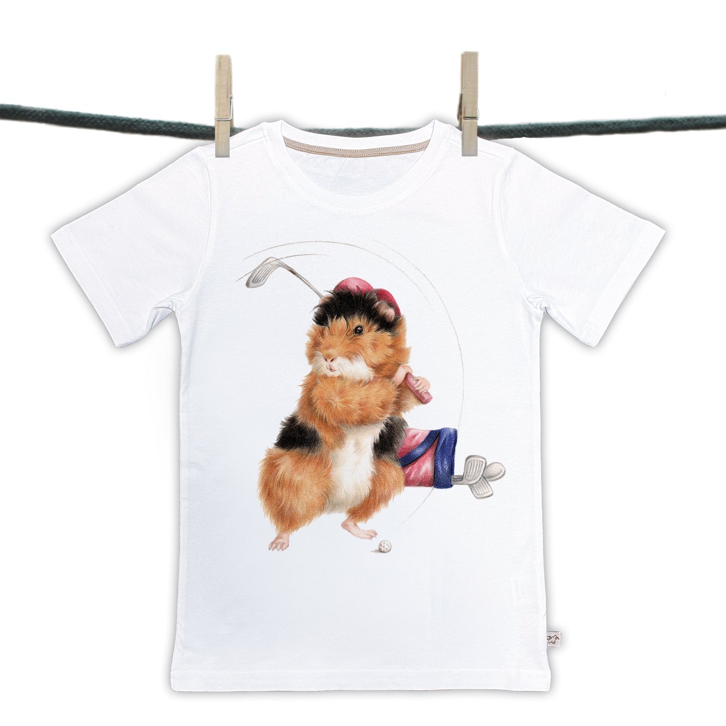 T-Shirts Guinea Pig - Golf