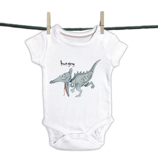 Baby romper Dino - "Hungry"