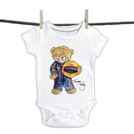 Baby Strampler Thomas Teddy Kollektion - Coureur Bear
