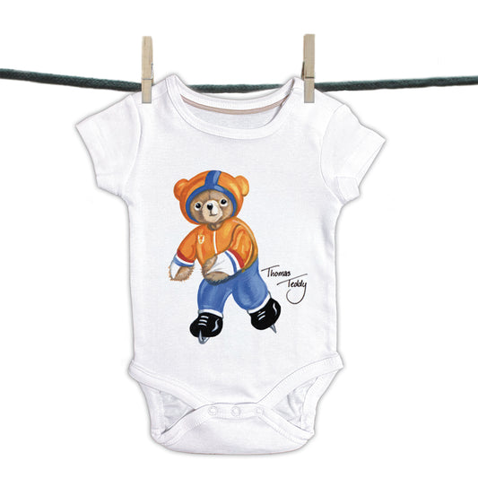 Baby romper Thomas Teddy collection - Skating Bear