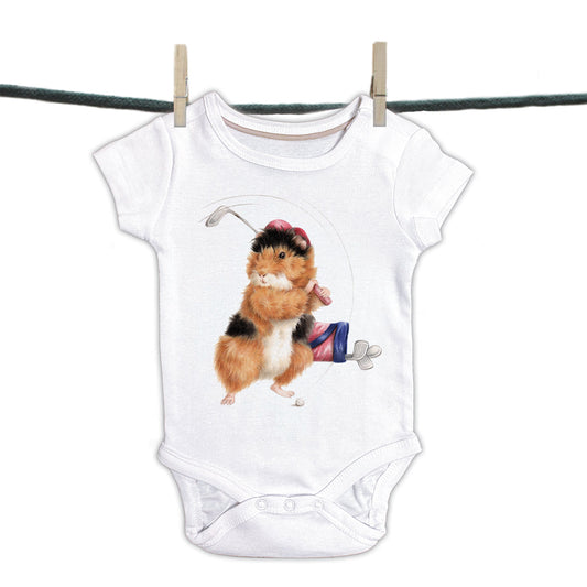 Baby Romper with Guinea Pig - Wave