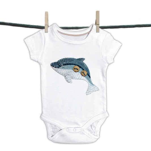 Baby Strampler Inaya Kollektion - Delphin