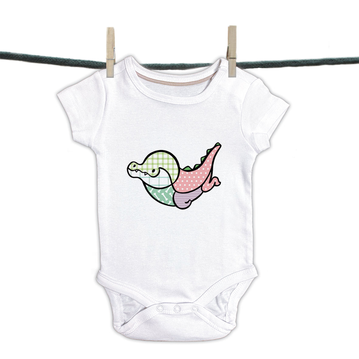 Baby romper Patchwork Collection - Crocodile
