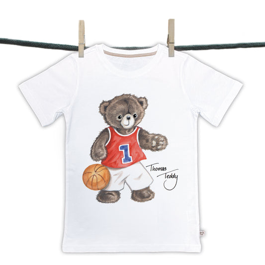 T-Shirts Thomas Teddy Kollektion - Basketballbär