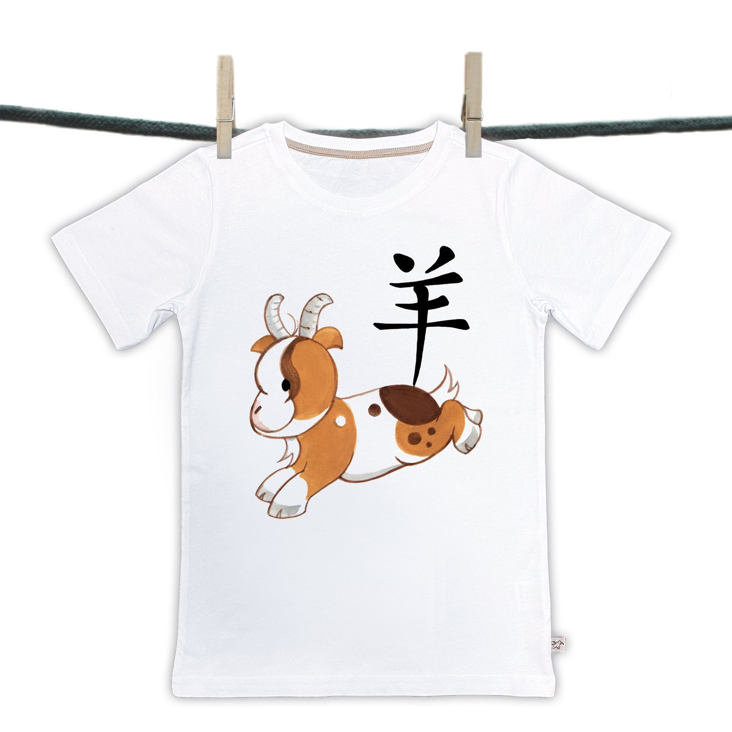 T-shirts Chinese Tekens collectie - Jaar van het Geitje