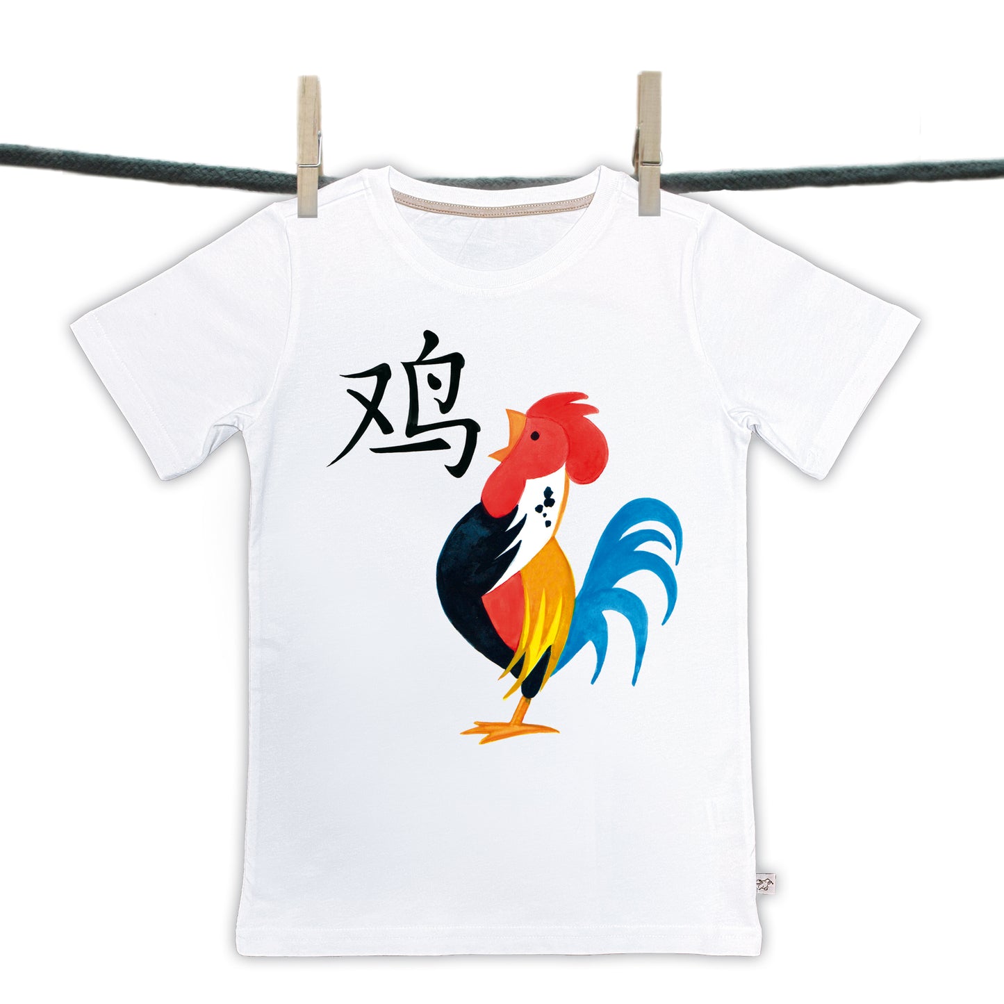 T-shirts Chinese Tekens collectie - Jaar van het Haantje