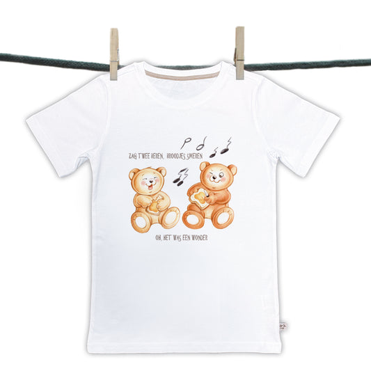T-shirts - Kinderliedjes - "Zag 2 Beren, ......."
