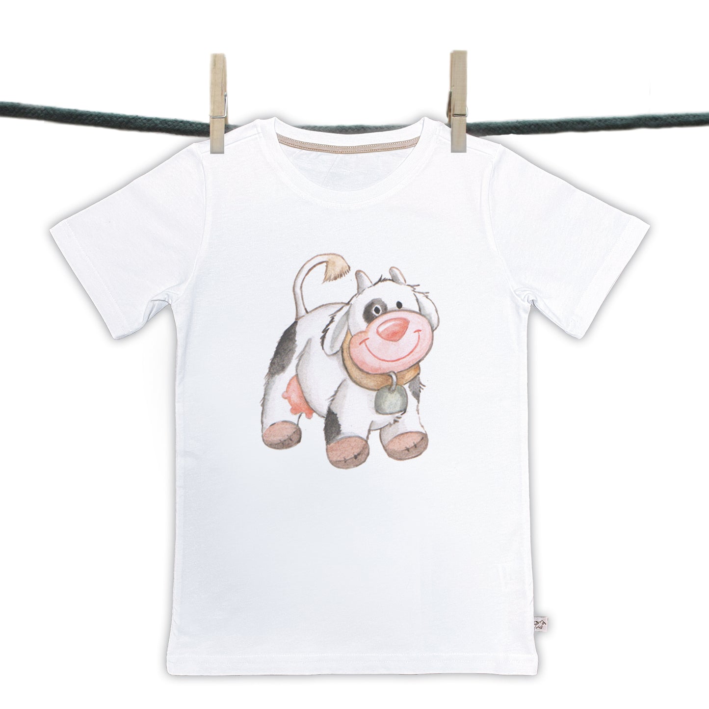T-shirts Glückliche Bauernhof-Sammlung - Kuh