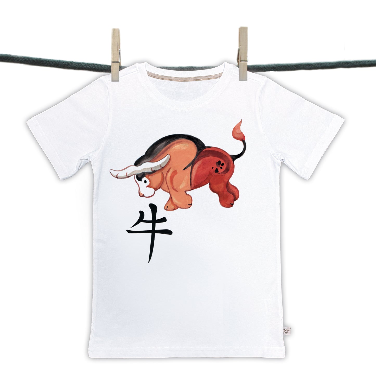 T-Shirts Chinesische Zeichensammlung - Jahr des Ochsen